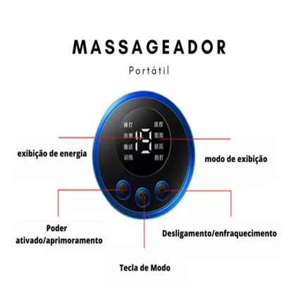 Massageador Cervical Portátil via carregador USB