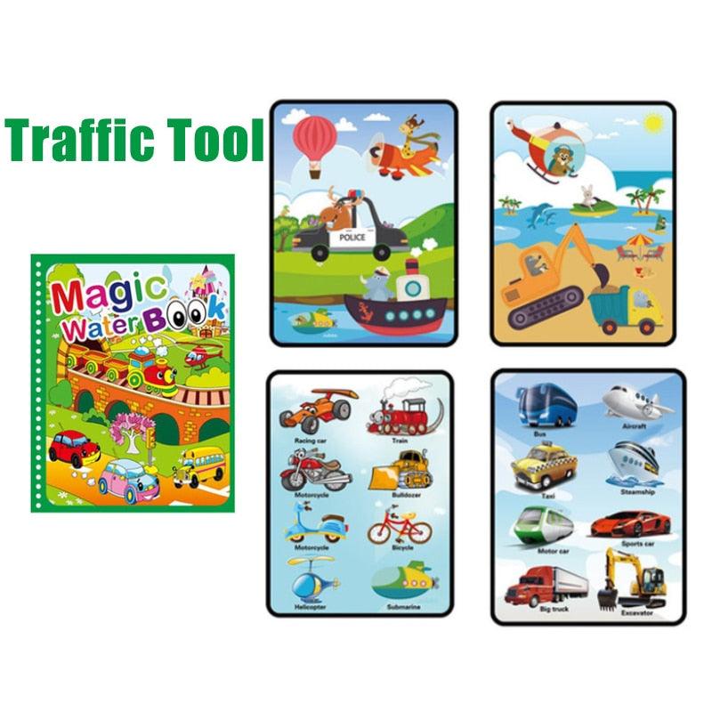 Livro de Colorir Água Mágica - Montessori - My Store