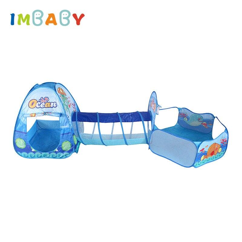 Piscina de Bolinha Infantil 3 em 1 - Play Tent Imbaby - My Store
