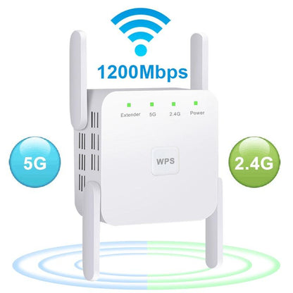 Repetidor WiFi Wireless 2.4G 5Ghz 1200Mbps - My Store