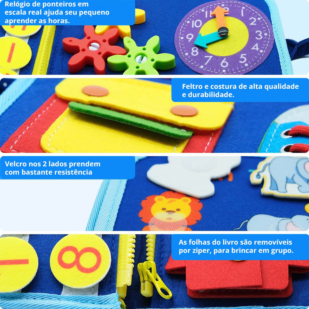Aprender Brincando - Livro de Atividades Montessori - Minha loja