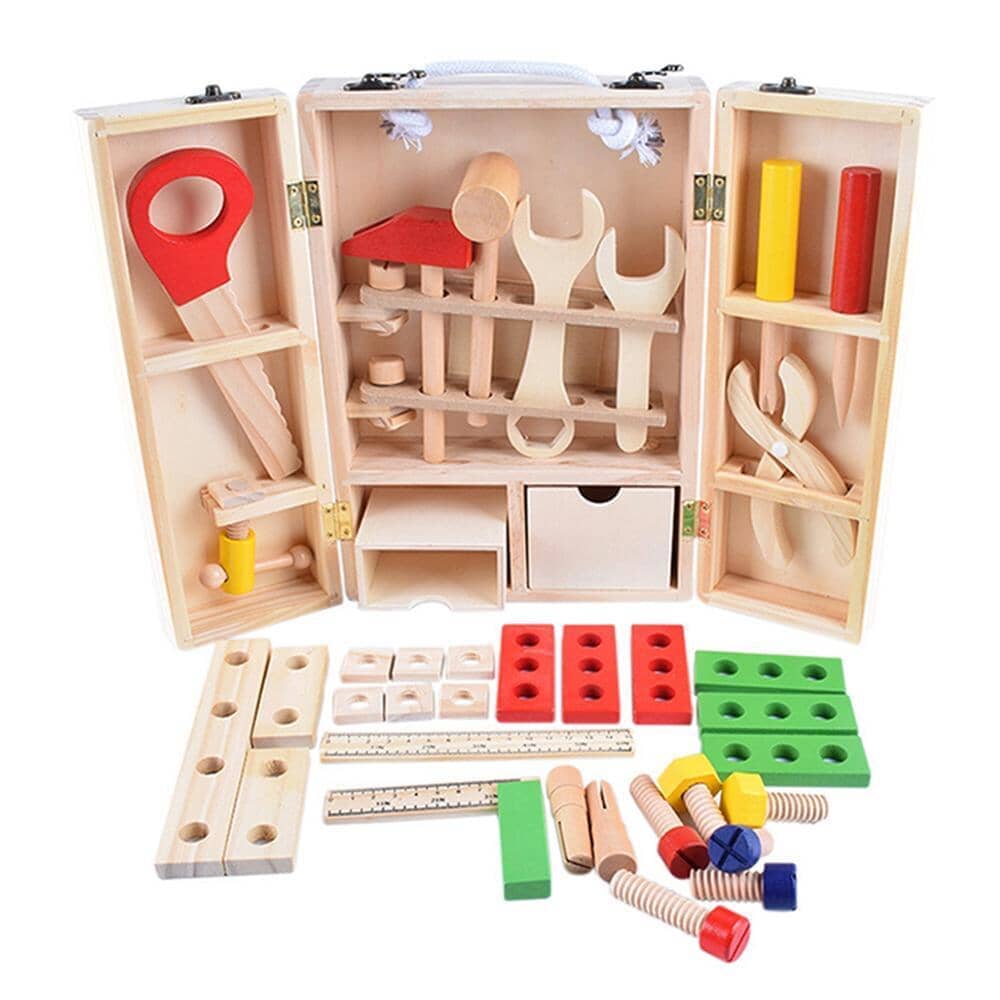 Bancada infantil de ferramentas Montessori - Minha loja