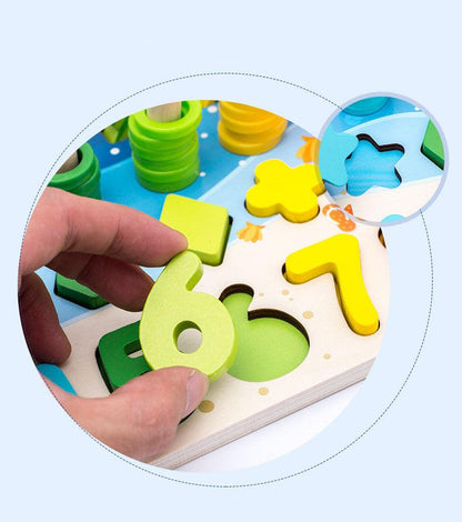 Tabuleiro Educacional Matemática Infantil Com Pesca